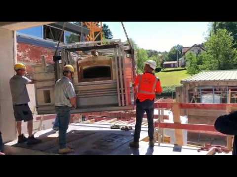 Deux nouveaux fours au Centre verrier de Meisenthal