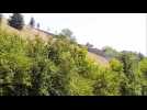 Incendie en cours au-dessus de Saulny