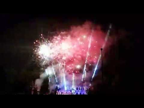 Sarreguemines : le final du feu d'artifice du 13 juillet