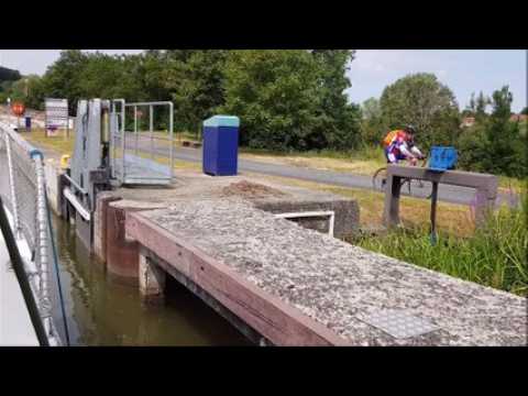 Sarreguemines : le passage d'une écluse