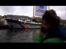 Le bateau de Greenpeace &agrave; Remich au Luxembourg - Label : Le Républicain Lorrain - Category : News
