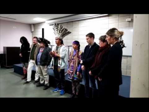 G7 Environnement de Metz : le chant d'accueil du peuple Puyanawa venu d'Amazonie