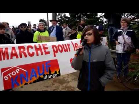 Les militants anti-Knauf en marche pour le climat et la santé à Illange