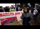 Les militants anti-Knauf en marche pour le climat et la santé à Illange
