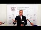 François de Rugby fait un point d’étape à la fin du premier jour du G7 environnement a Metz