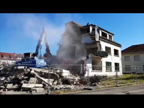 Démolition du centre de santé de Stiring-Wendel