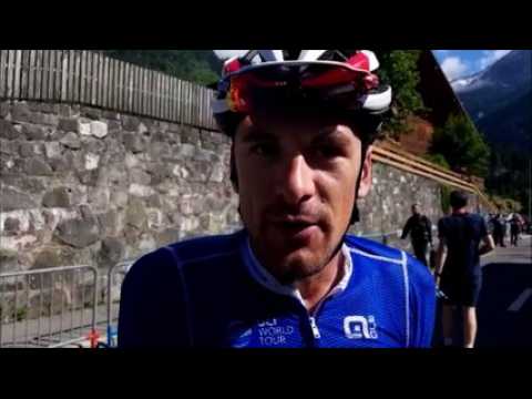 La dernière journée d'Anthony Roux (Groupama-FDJ) en course avec le maillot de champion de France sur le Critérium du Dauphiné 2019