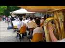 L'harmonie de Forbach joue Michael Jackson au parc du Schlossberg