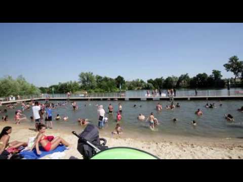 Une affluence digne de la côte à Woippy Plage