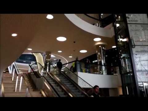 Visite du centre commercial de La Cloche D'Or  à Luxembourg