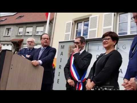 Le discours de François Hollande à Woelfing