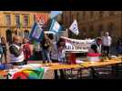 Apéro-Manif contre loi Blanquer place d'Armes à Metz