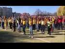 Sarrebourg : une flashmob aux couleurs de l’Allemagne au collège Mangin