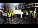 Thionville : les gilets jaunes manifestent en centre ville