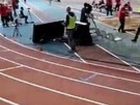 L'arrivée du 3000 m régional du meeting Athlélor