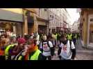 Les gilets jaunes au centre-ville de Metz