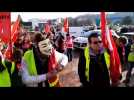 Saint-Avold : la manifestation départementale de la CGT commence