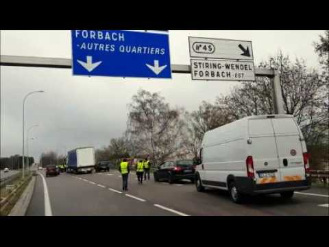 Forbach : les gilets jaunes mobilisés sur l'A320