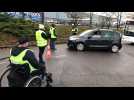 Barrage filtrant des gilets jaunes en zone commerciale à Forbach