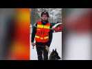 Cyril Gunther présente son chien Murphy