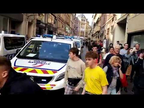 Gilets jaunes à Metz : la charge des CRS