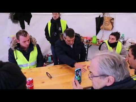 Edouard Martin à la rencontre des gilets jaunes à Thionville