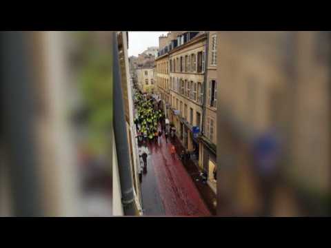 Manifestation des gilets jaunes à Metz ce samedi 8 décembre