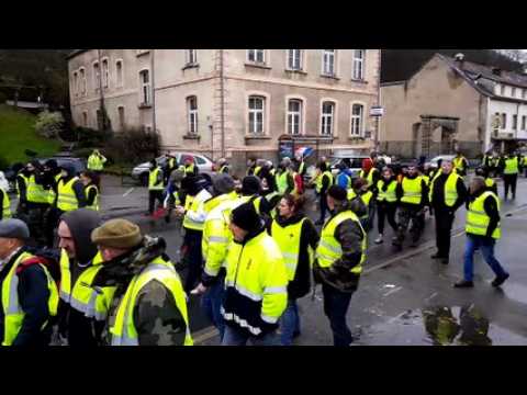 Gilets jaunes: plus de 300 manifestants à Saint-Avold ce samedi 8 décembre