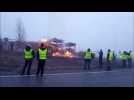 D&eacute;montage du campement des gilets jaunes &agrave; Sarreguemines - Label : Le Républicain Lorrain - Category : News