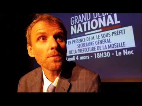 Premier bilan du Grand débat en Moselle par le sous-préfet
