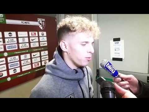 La réaction de Gauthier Hein après la victoire du FC Metz dans le derby lorrain