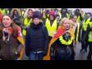 À l'intérieur du cortège à Longwy