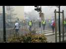 Les gilets jaunes devant le commissariat de police de Forbach - Label : Le Républicain Lorrain - Category : News
