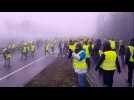 Longwy : les Gilets jaunes envahissent la RN52