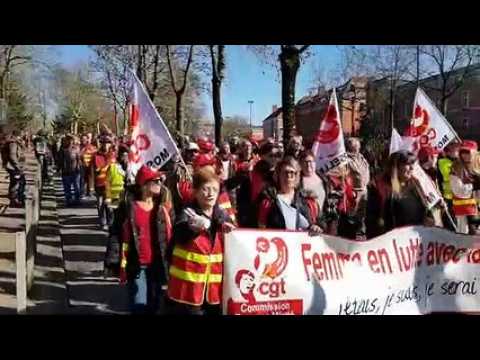 Metz : 1 500 à 2 000 manifestants  pour la défense du service public