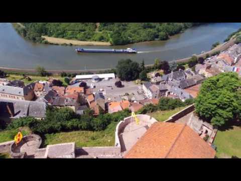 Le Château de Sierck vu d'en haut