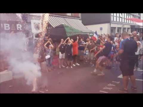 La joie à Sarreguemines après le sacre des Français