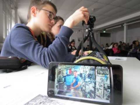 Les collégiens de Behren participe à une conférence en direct avec Thomas Pesquet