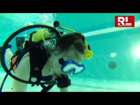 Les enfants découvrent la plongée à la piscine de Briey