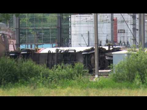 Accident sur un train à la gare de triage de Woippy