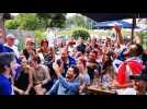 La liesse des supporters &agrave; Sarrebourg - Label : Le Républicain Lorrain - Category : Sport