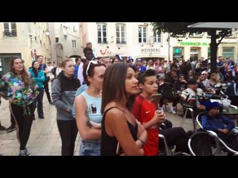 Thionville : la Marseillaise annonce le début du choc entre la France et la Belgique