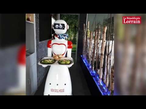 Le premier robot serveur est arrivé à Marly près de Metz