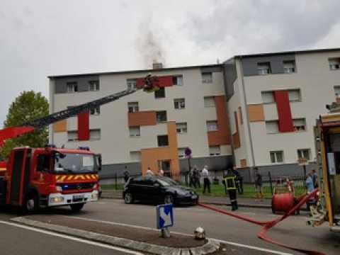 Sarreguemines : impressionnant feu de cave dans un collectif