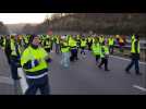 Les gilets jaunes envahissent l'A320 au niveau de Forbach