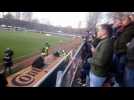 Ambiance dans les tribunes de Sarreguemines avant la séance de tirs aux buts