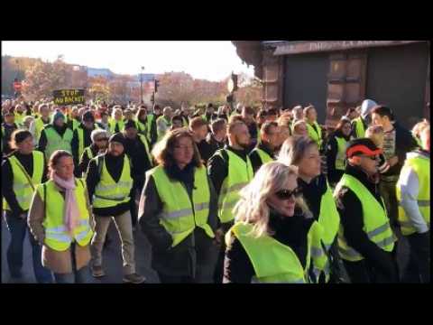 Les gilets jaunes face au sous préfet de Sarreguemines