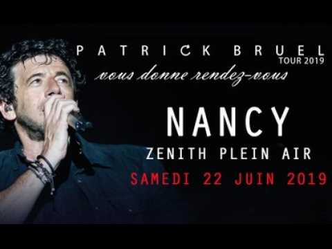 EXCLUSIF. Patrick Bruel vous donne rendez-vous en plein air au Zenith de Nancy le 22 juin 2019