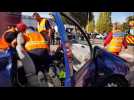 Suivez un exercice de d&eacute;sincarc&eacute;ration avec les pompiers de Sarreguemines - Label : Le Républicain Lorrain - Category : News