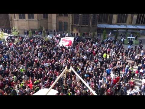 Les Grenats fêtés à Metz pour leur retour en Ligue 1